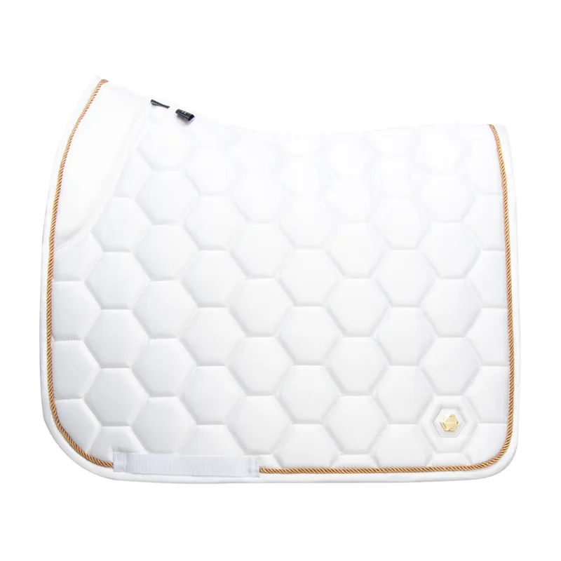 Coldstream Marygold Dressage Saddle Pad - White